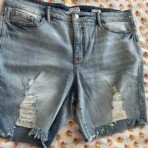Denim jean short